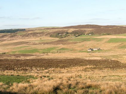 Panoramic view of Black Brook valley centred on Shawbottom